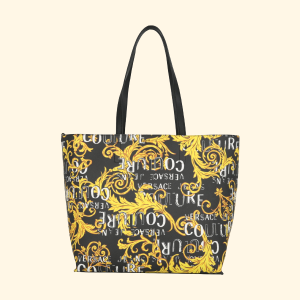 Versace Jeans Logo Printed Tote Bag, Brand New