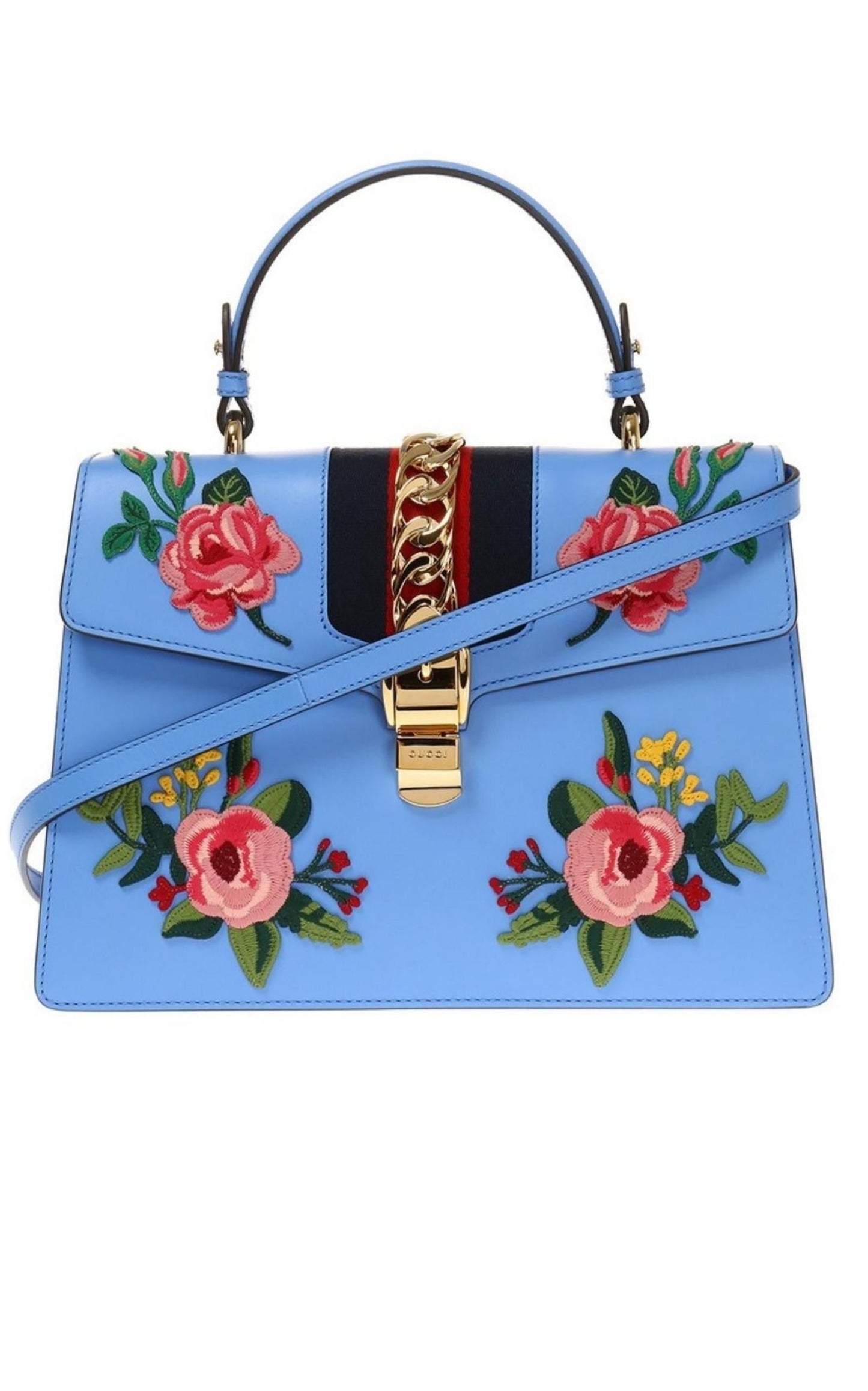 Sylvie Leather Shoulder Bag