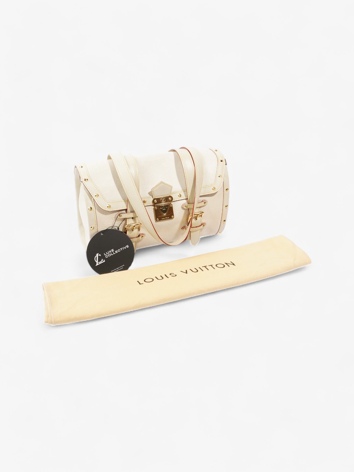 Louis Vuitton Suhali L'Epanoui Cream Leather PM