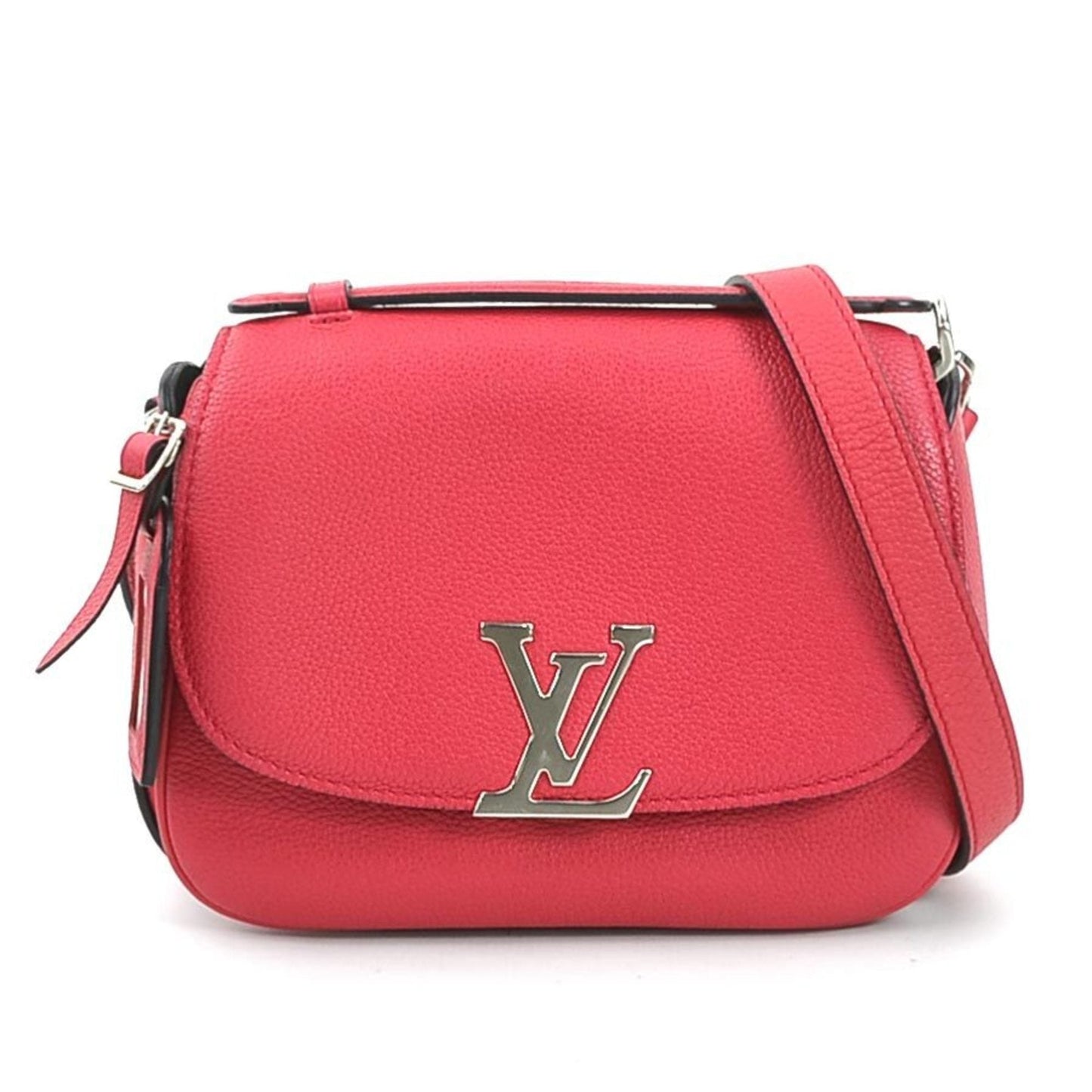 Vivienne Leather Handbag with Name Tag and Slight Wear