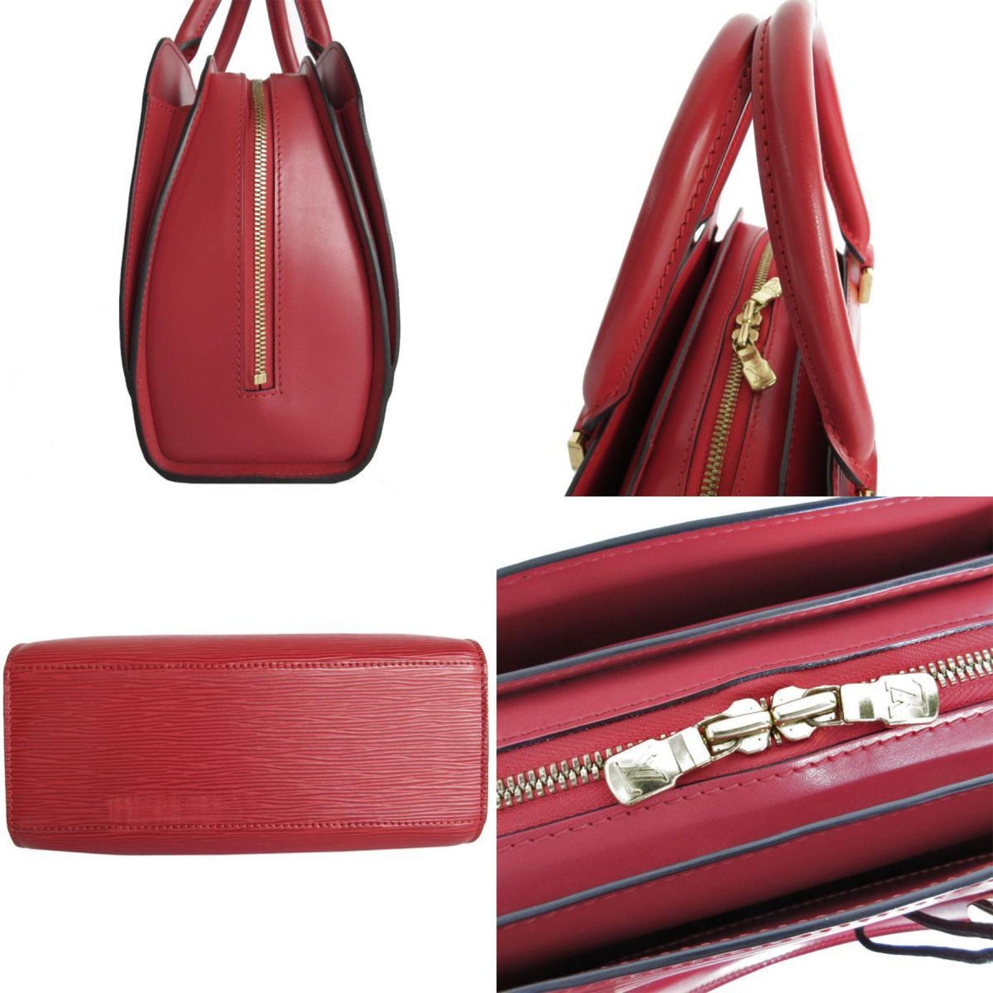 Pont Neuf Leather Handbag with Good Condition and Minimal Wear