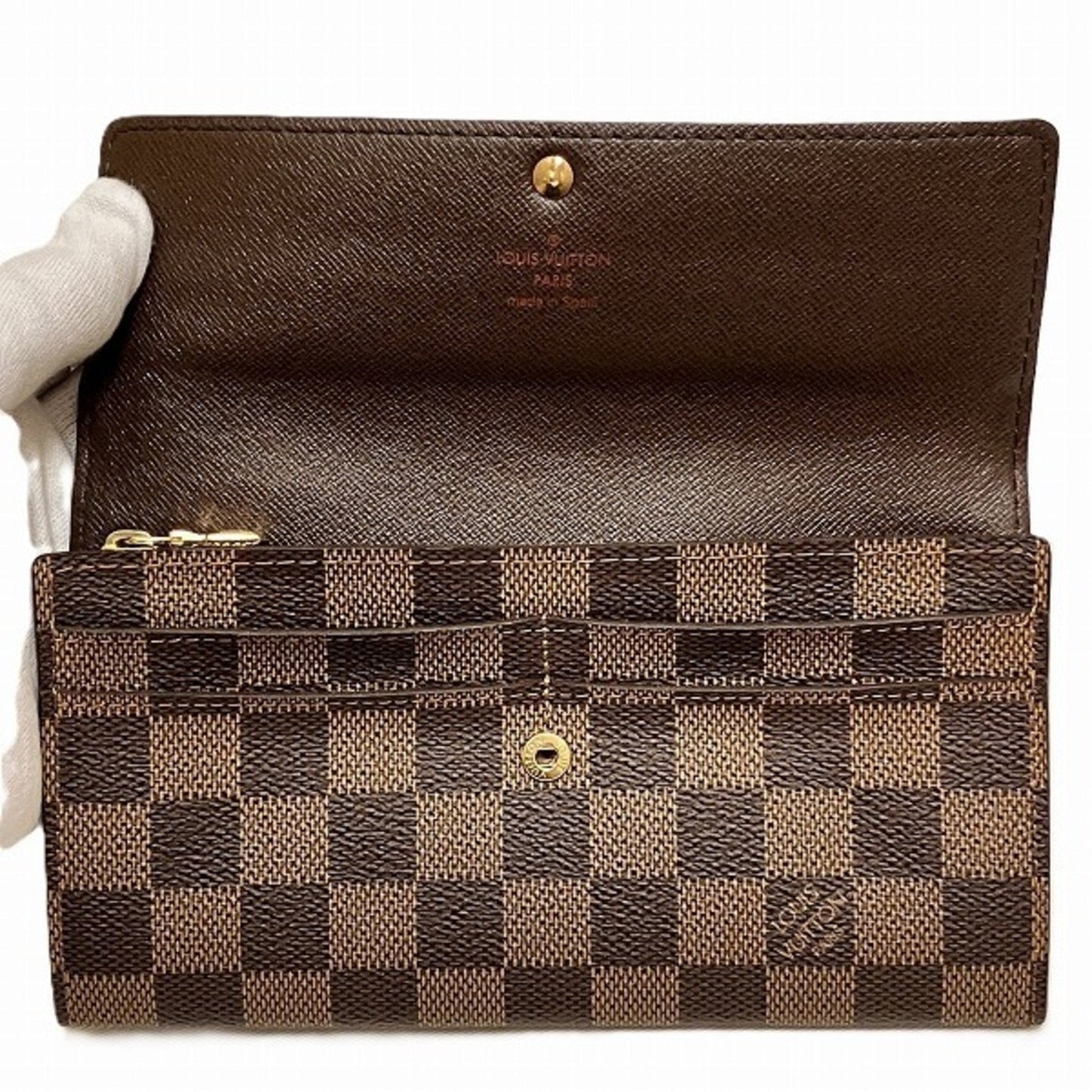 Damier Ebene Canvas Wallet