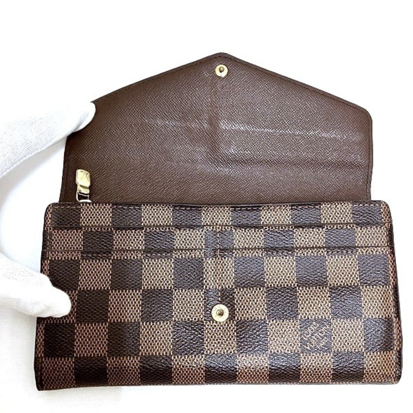Sarah Canvas Wallet with Slight Scratches and Rubbed Marks