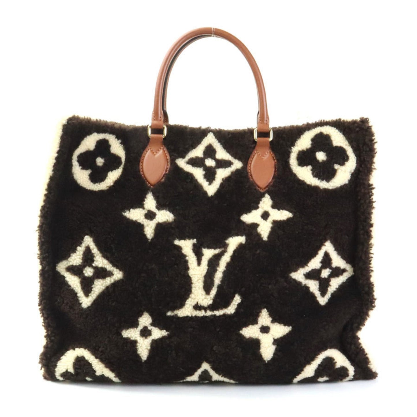 Faux Fur Tote Bag with Good Condition and Slight Scratches