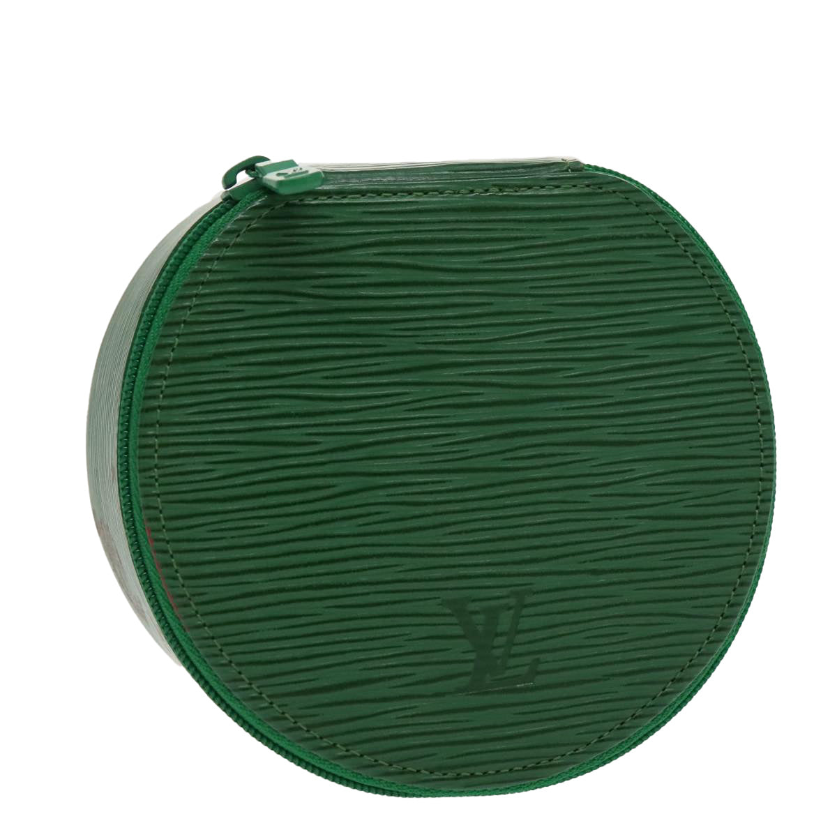 Round Jewelry Case Zip Closure