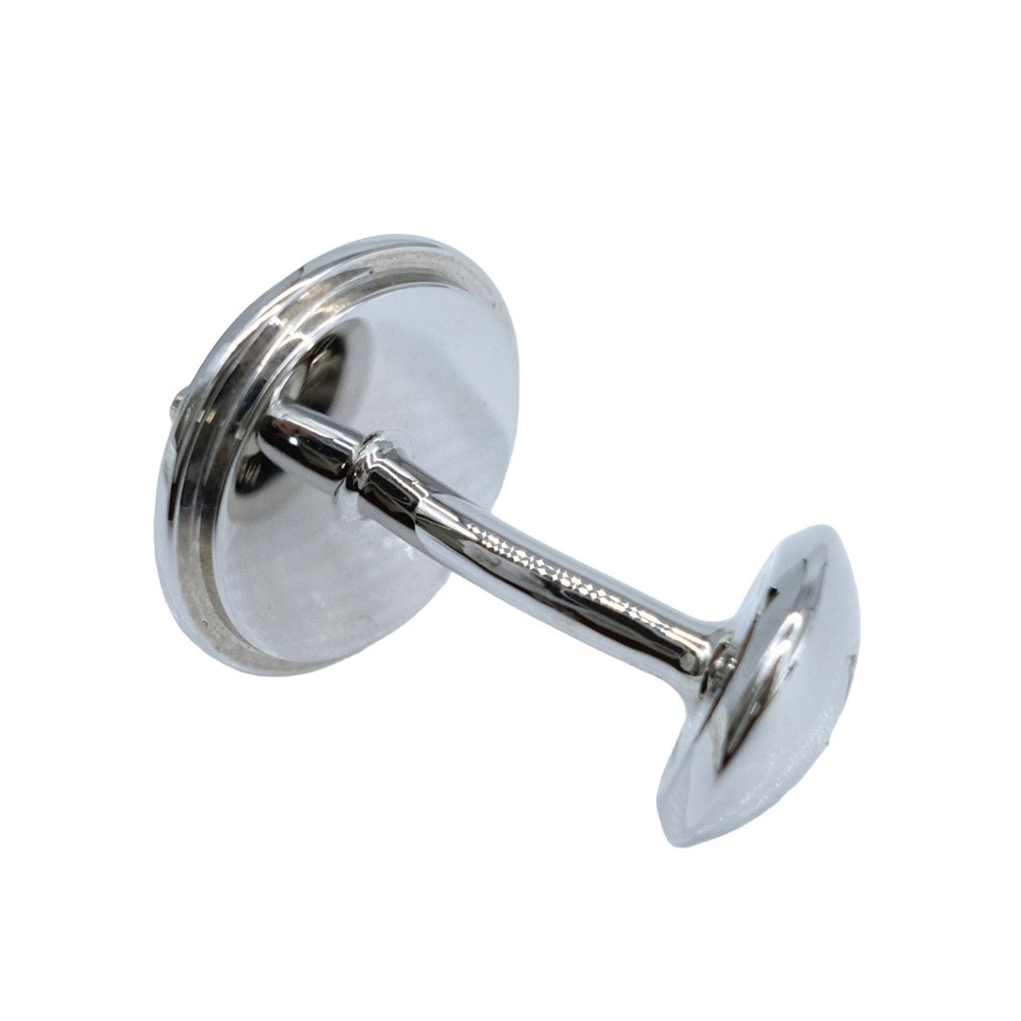 Metal Circle Keychain with Case