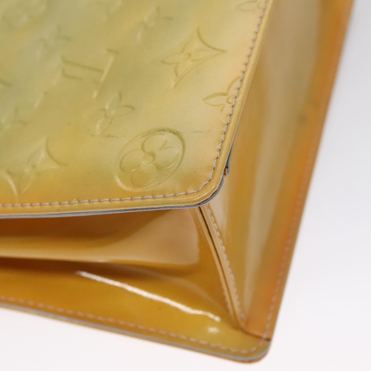 Patent Leather Handbag with Key and Clochette Accessories