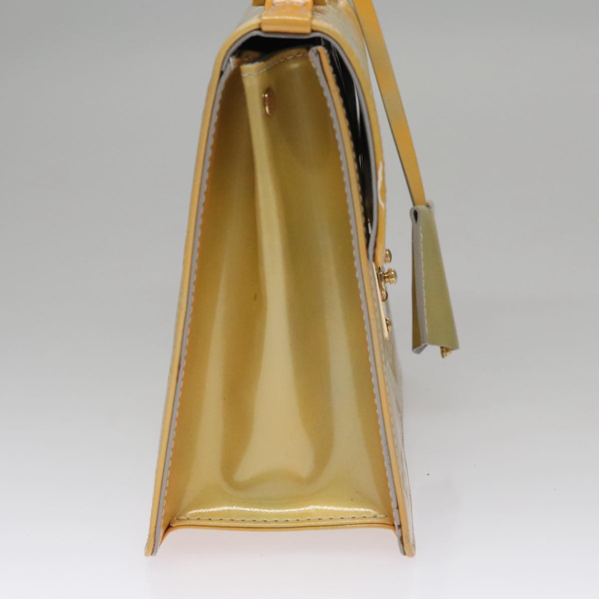 Patent Leather Handbag with Key and Clochette Accessories