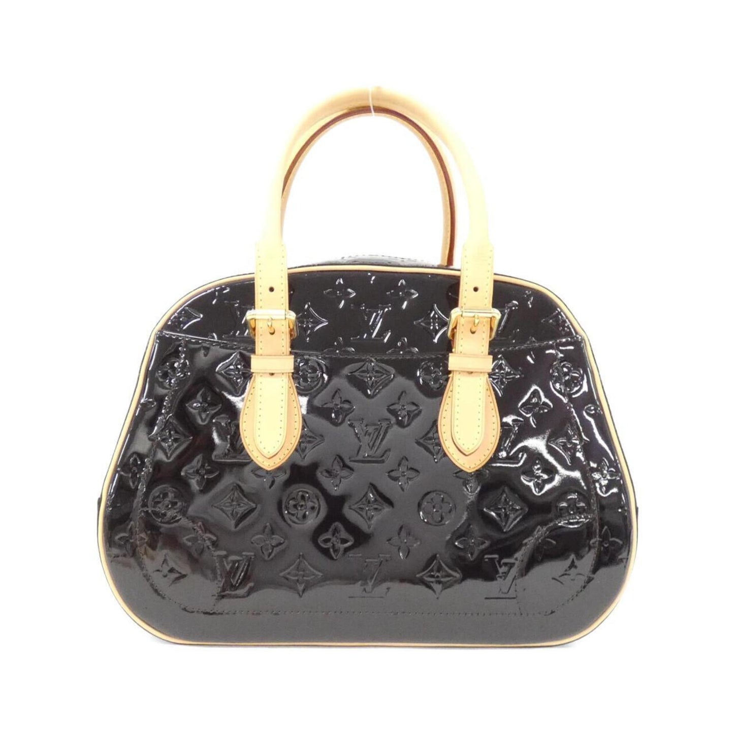Monogram Vernis Alma MM Patent Leather Handbag