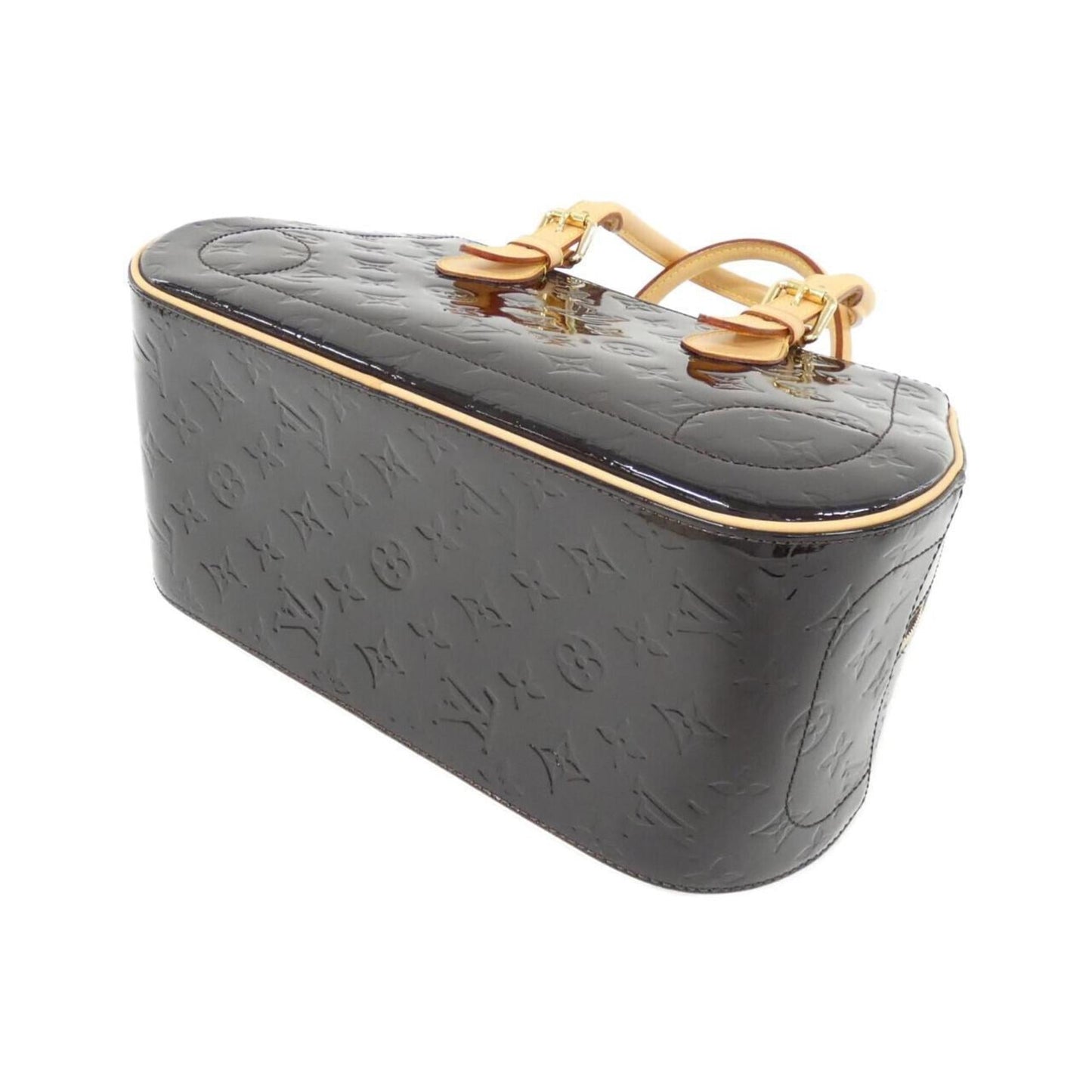 Monogram Vernis Alma MM Patent Leather Handbag