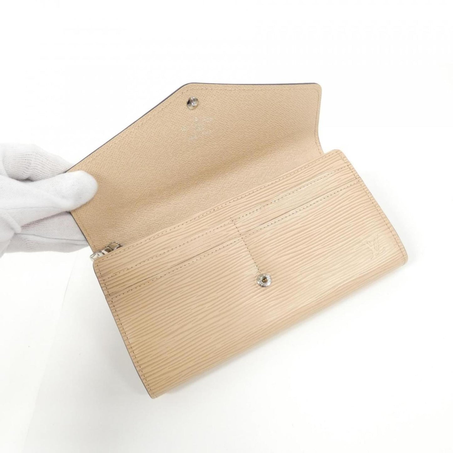 Epi Leather Wallet Multiple Card Slots