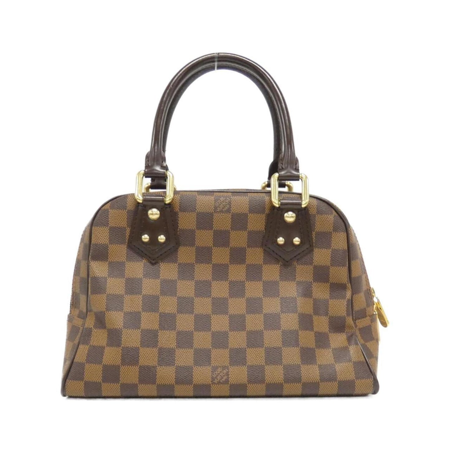 Mini Pochette Damier Ebene Canvas Handbag
