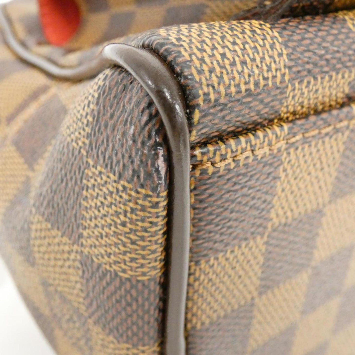 Mini Pochette Damier Ebene Canvas Handbag