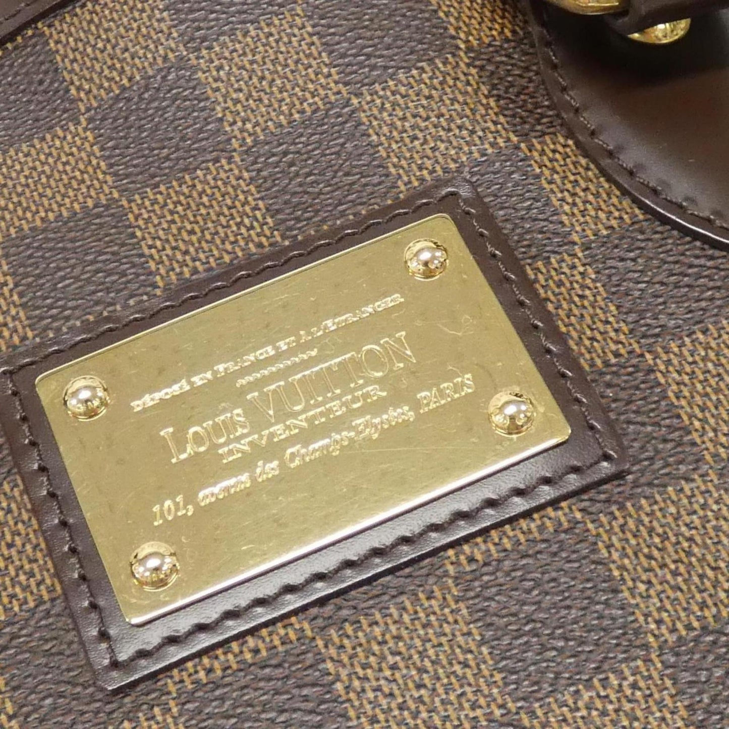 Mini Lin Handbag Damier Azur Canvas