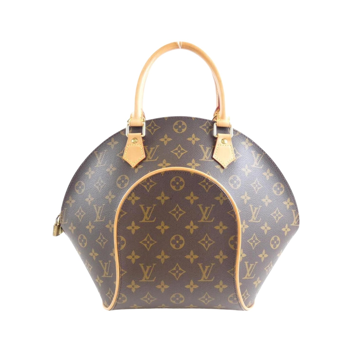 Ellipse Canvas Handbag with Dust Bag Key and Padlock