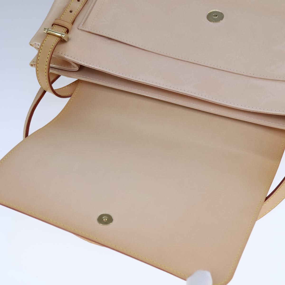 Patent Leather Shoulder Bag with Dust Bag