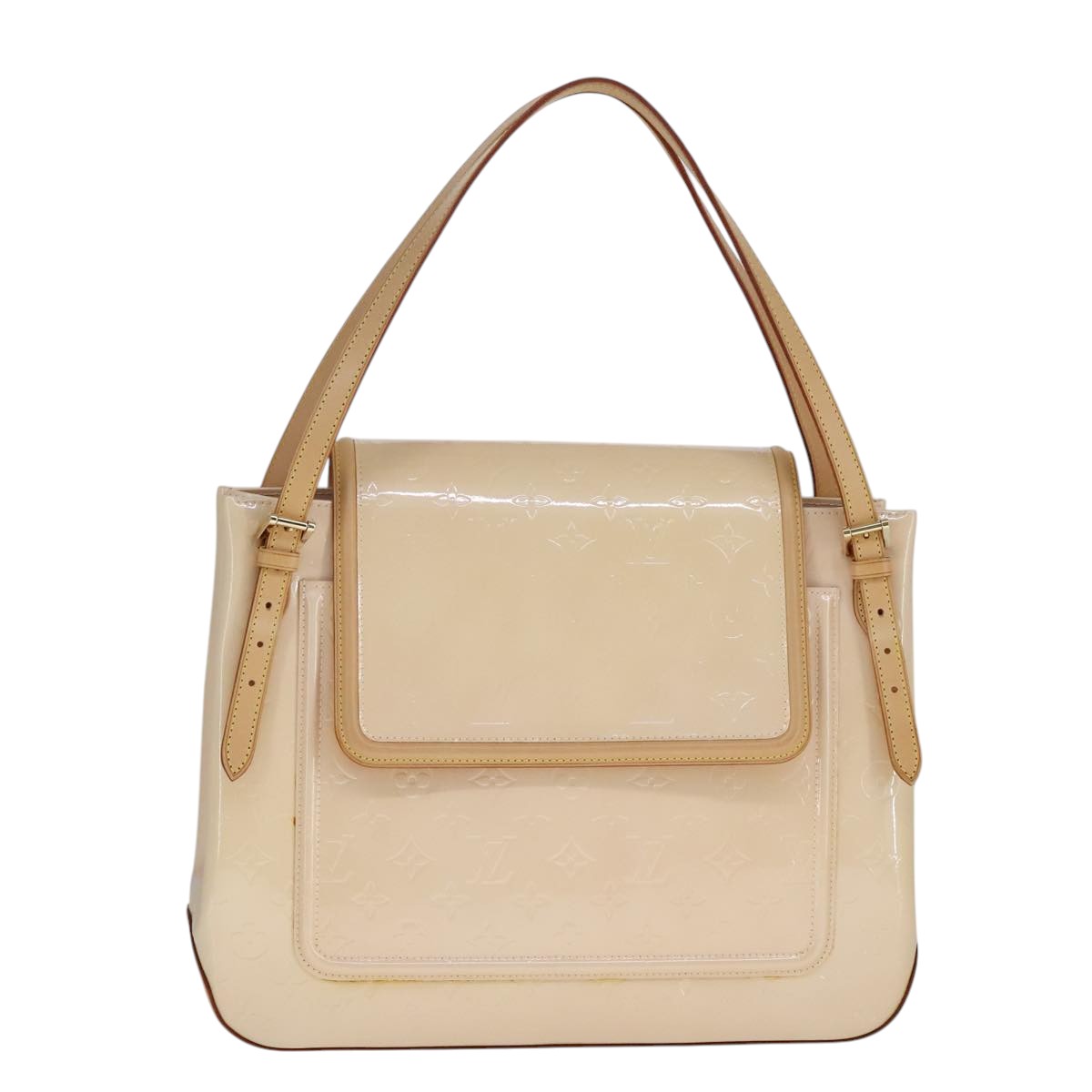 Patent Leather Shoulder Bag with Dust Bag