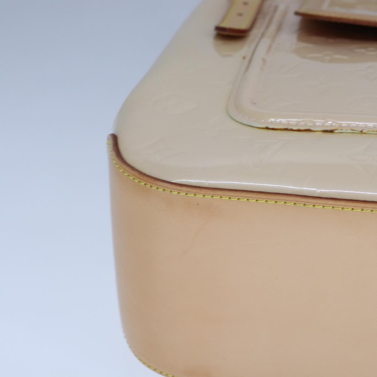 Patent Leather Shoulder Bag with Dust Bag