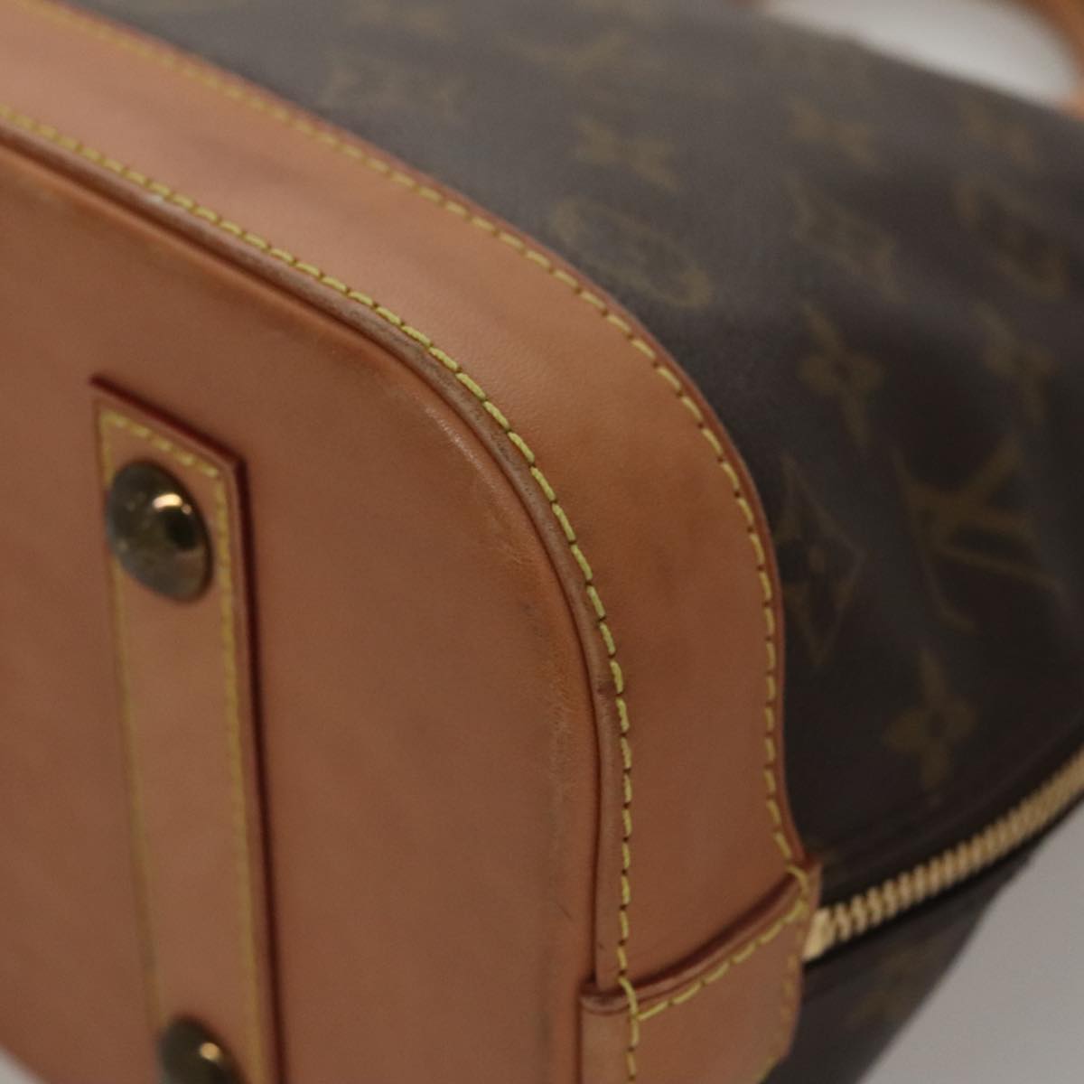 Canvas Alma Bag with Padlock and Key