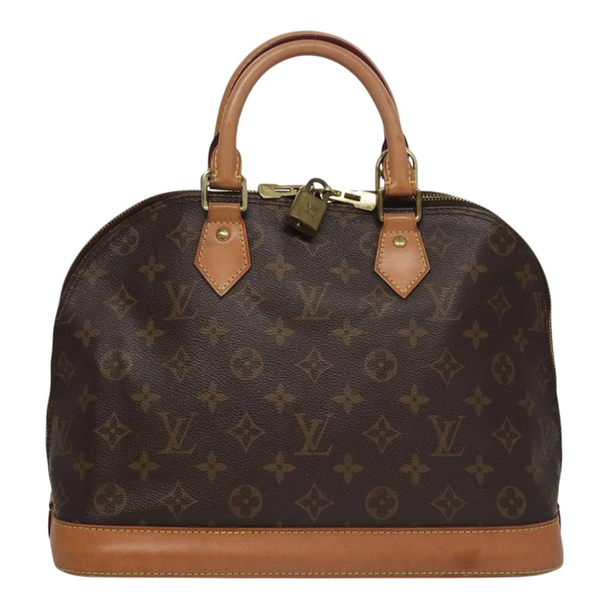 Canvas Alma Bag with Padlock and Key