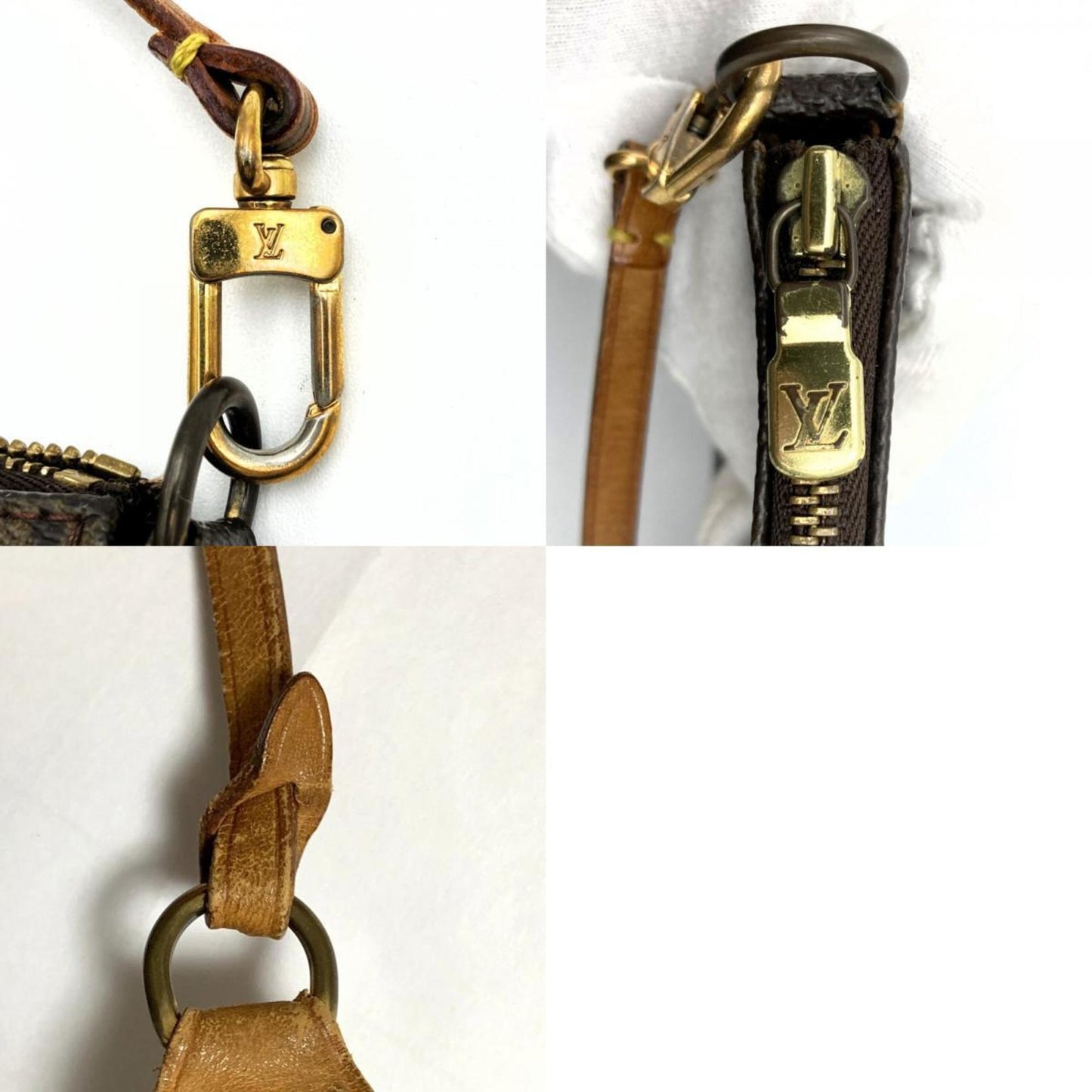 Canvas Pochette Accessoire with Minor Wear