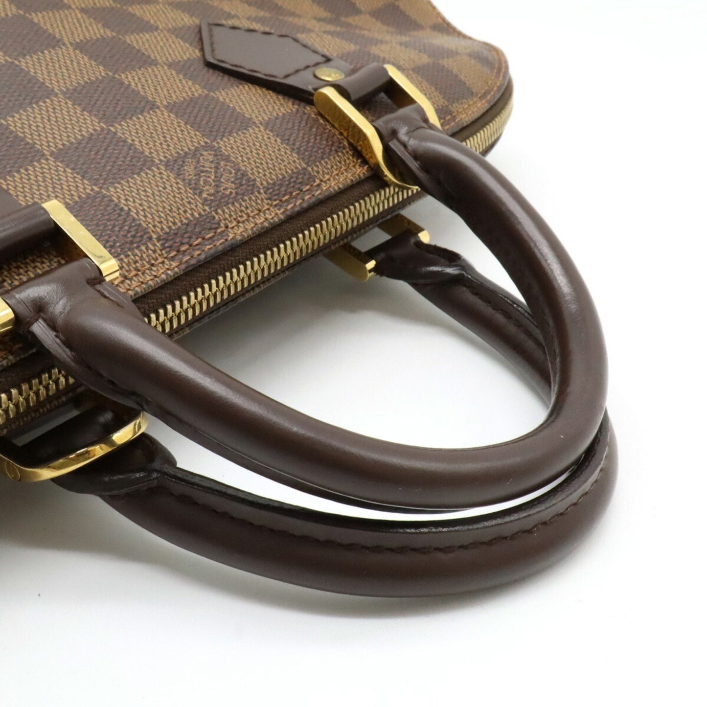 Canvas Designer Handbag with Slight Wear and Scratches