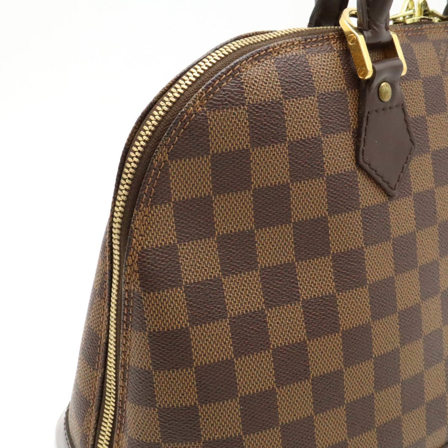 Canvas Designer Handbag with Slight Wear and Scratches