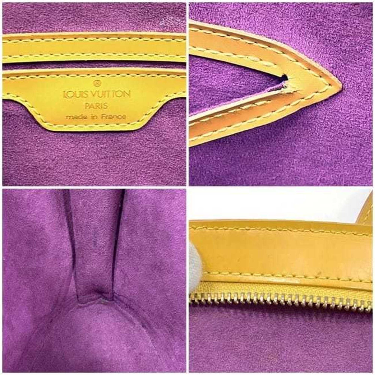 Leather Handbag with Slight Wear and Staining