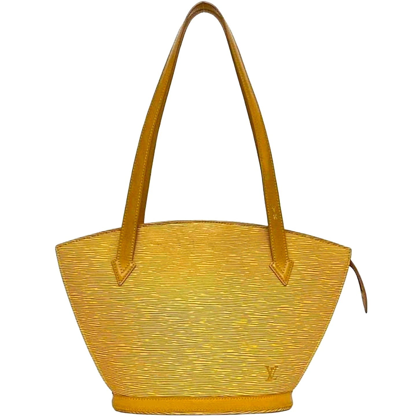 Leather Handbag with Slight Wear and Staining
