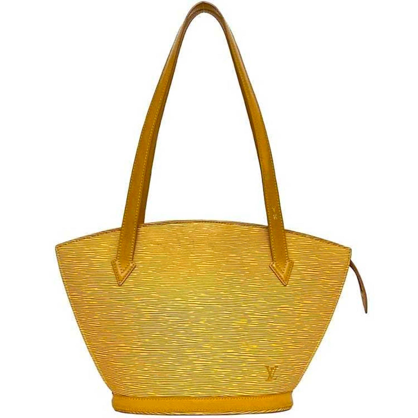 Leather Handbag with Slight Wear and Staining