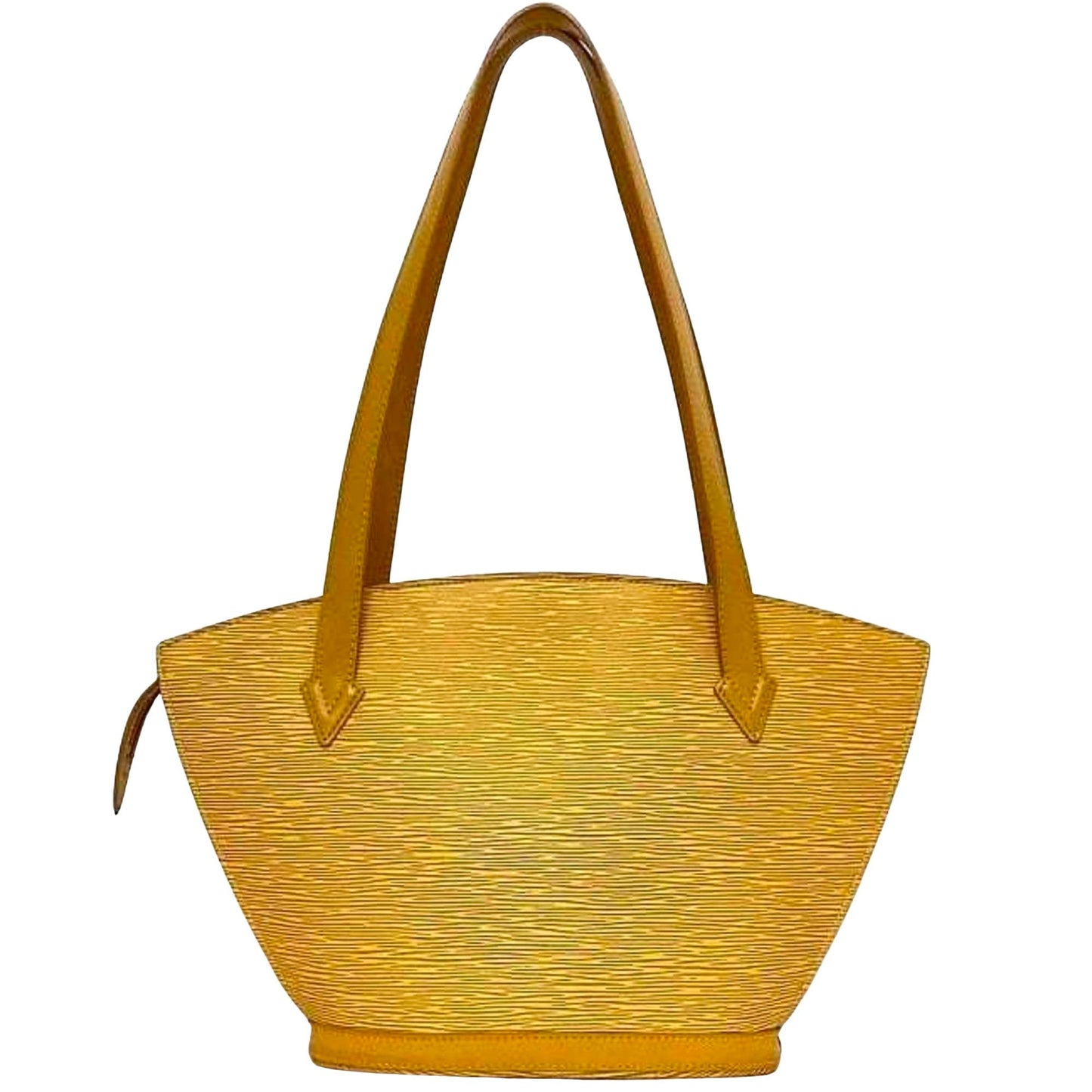 Leather Handbag with Slight Wear and Staining
