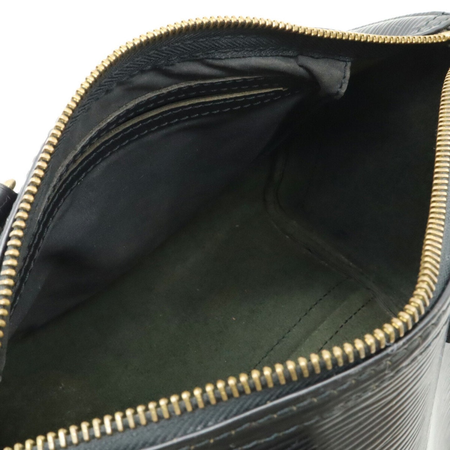 Leather Speedy Bag with Key and Padlock