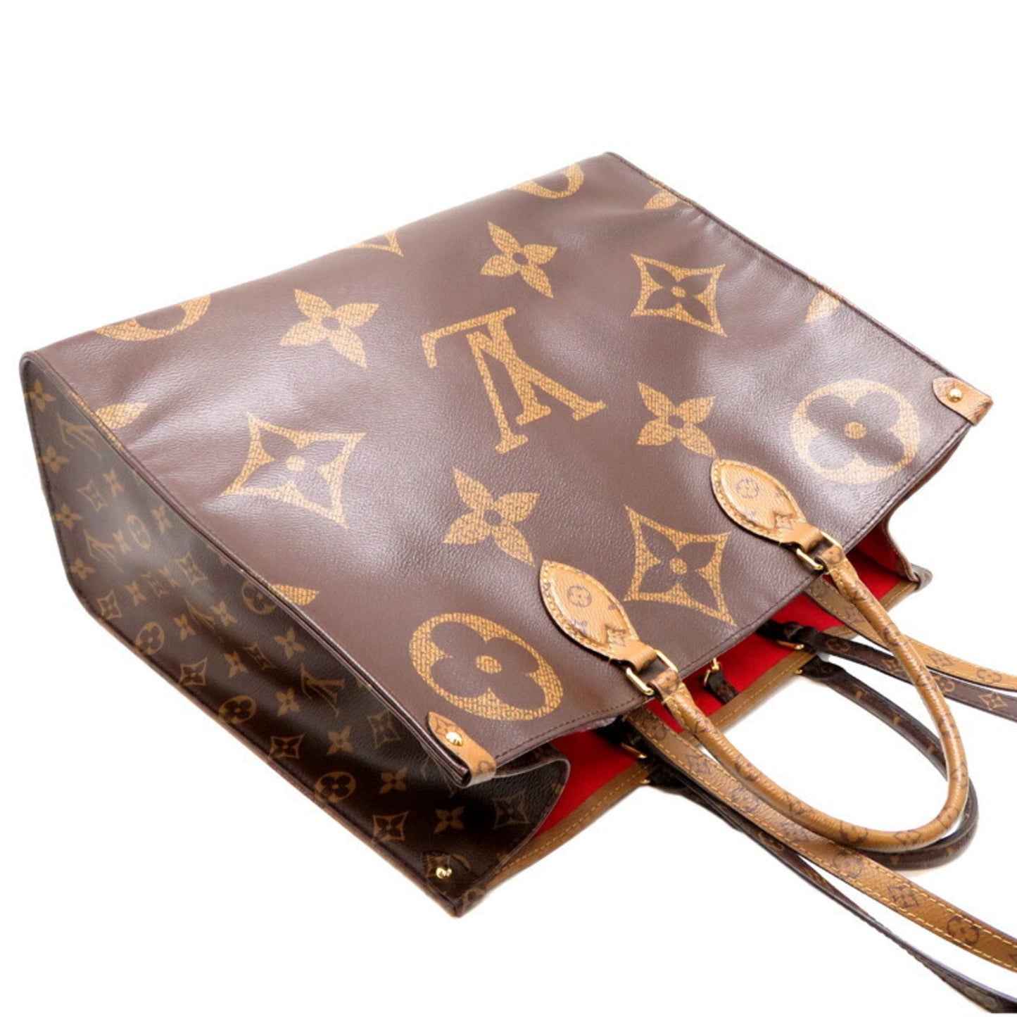 Luxury Canvas Tote Bag with Monogram Detailing