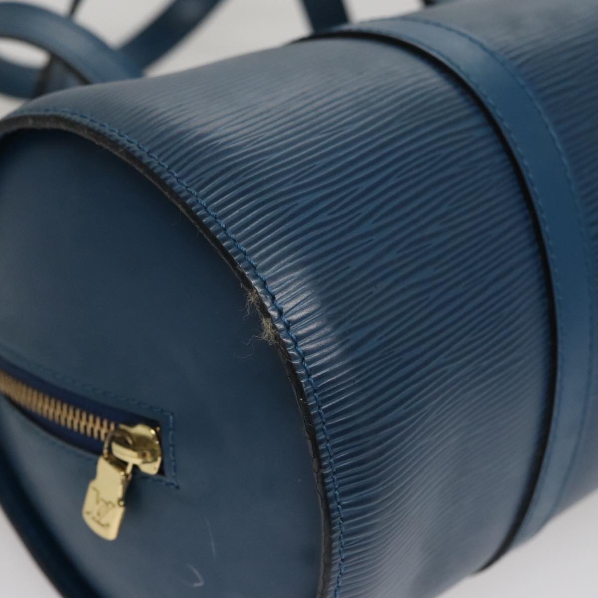 Leather Soufflot Handbag with Slight Wear