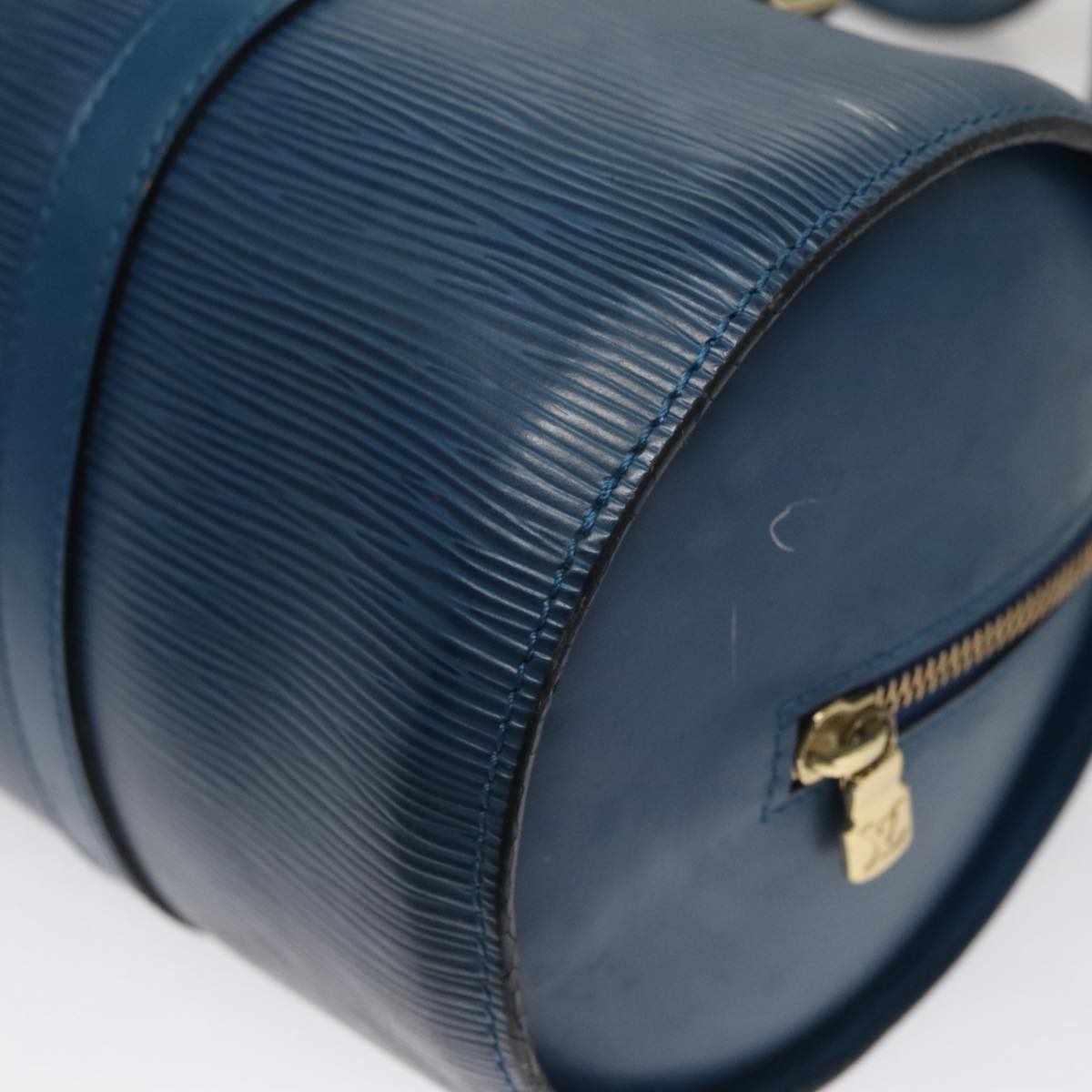 Leather Soufflot Handbag with Slight Wear