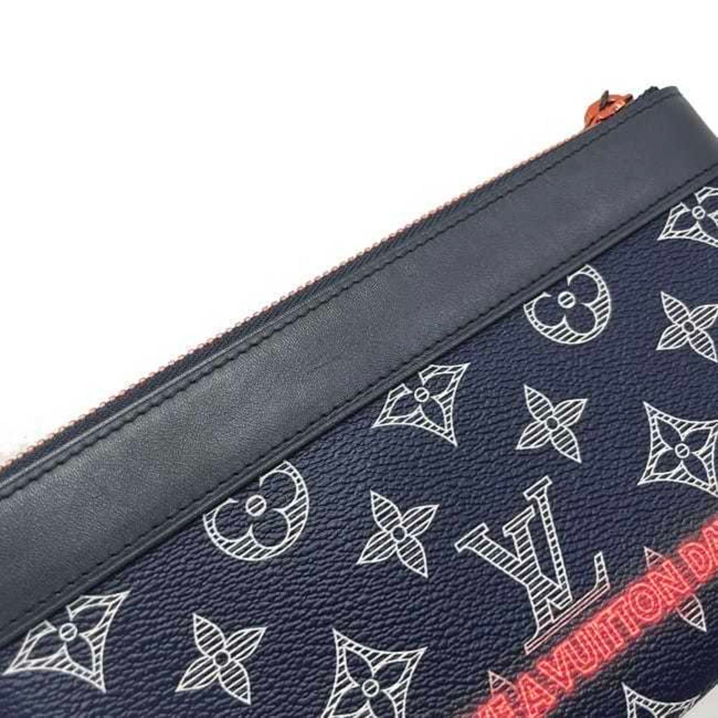 Canvas Pochette with Dust Bag and Good Condition