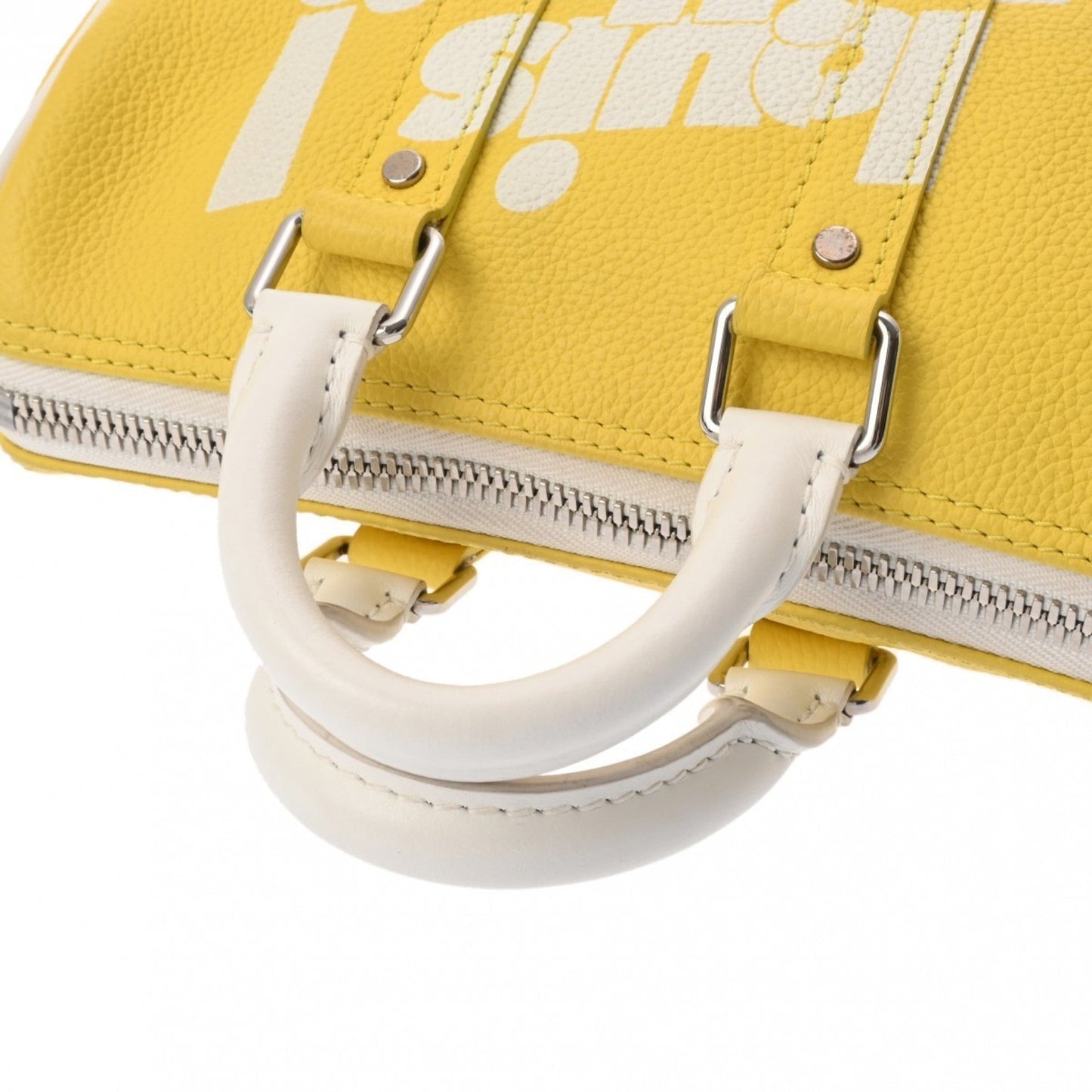 Leather Keepall Bag with Shoulder Strap