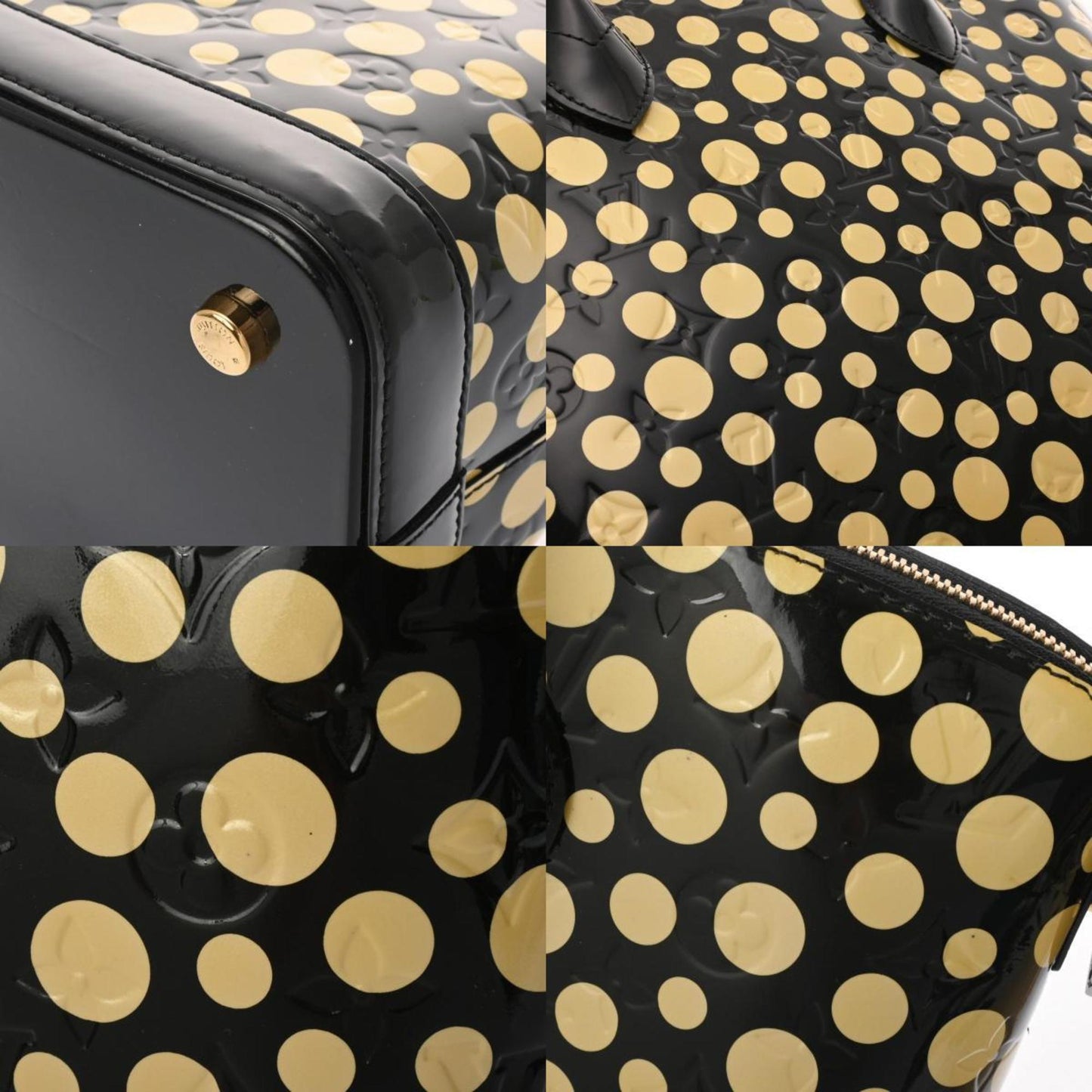 Patent Leather Lockit Handbag with Dust Bag