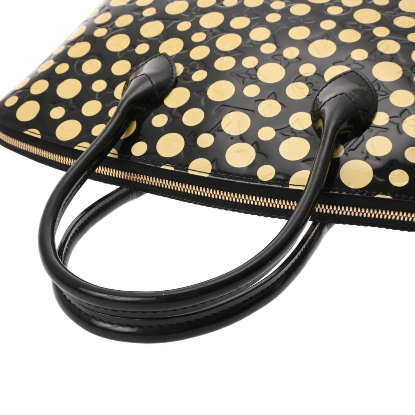 Patent Leather Lockit Handbag with Dust Bag
