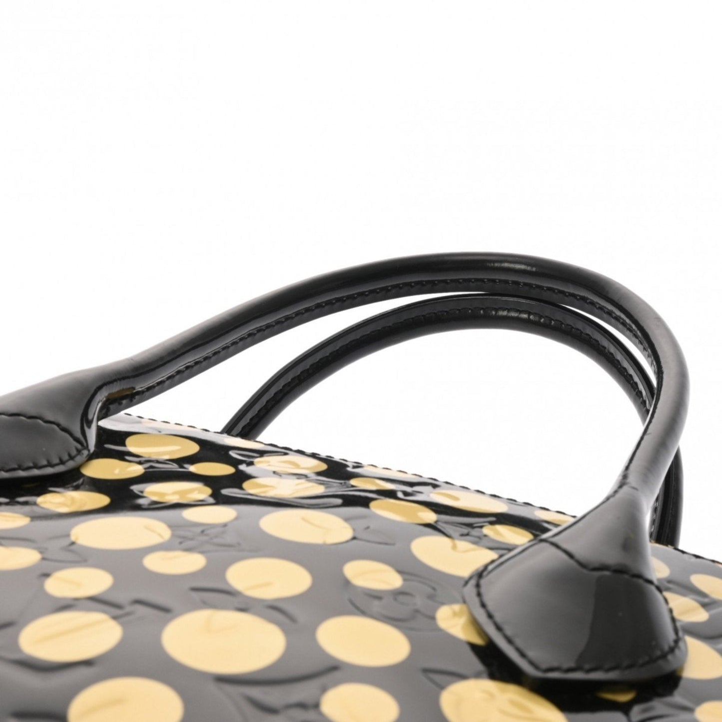 Patent Leather Lockit Handbag with Dust Bag