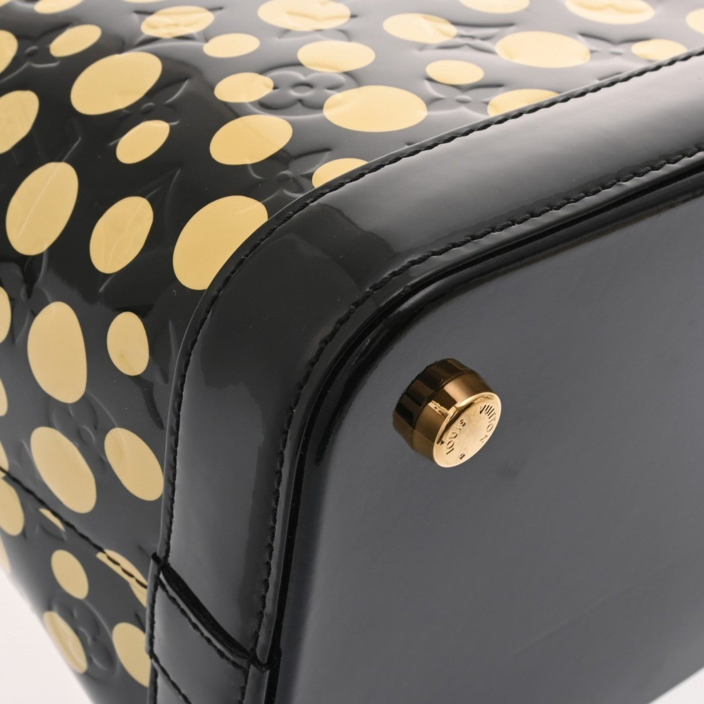 Patent Leather Lockit Handbag with Dust Bag