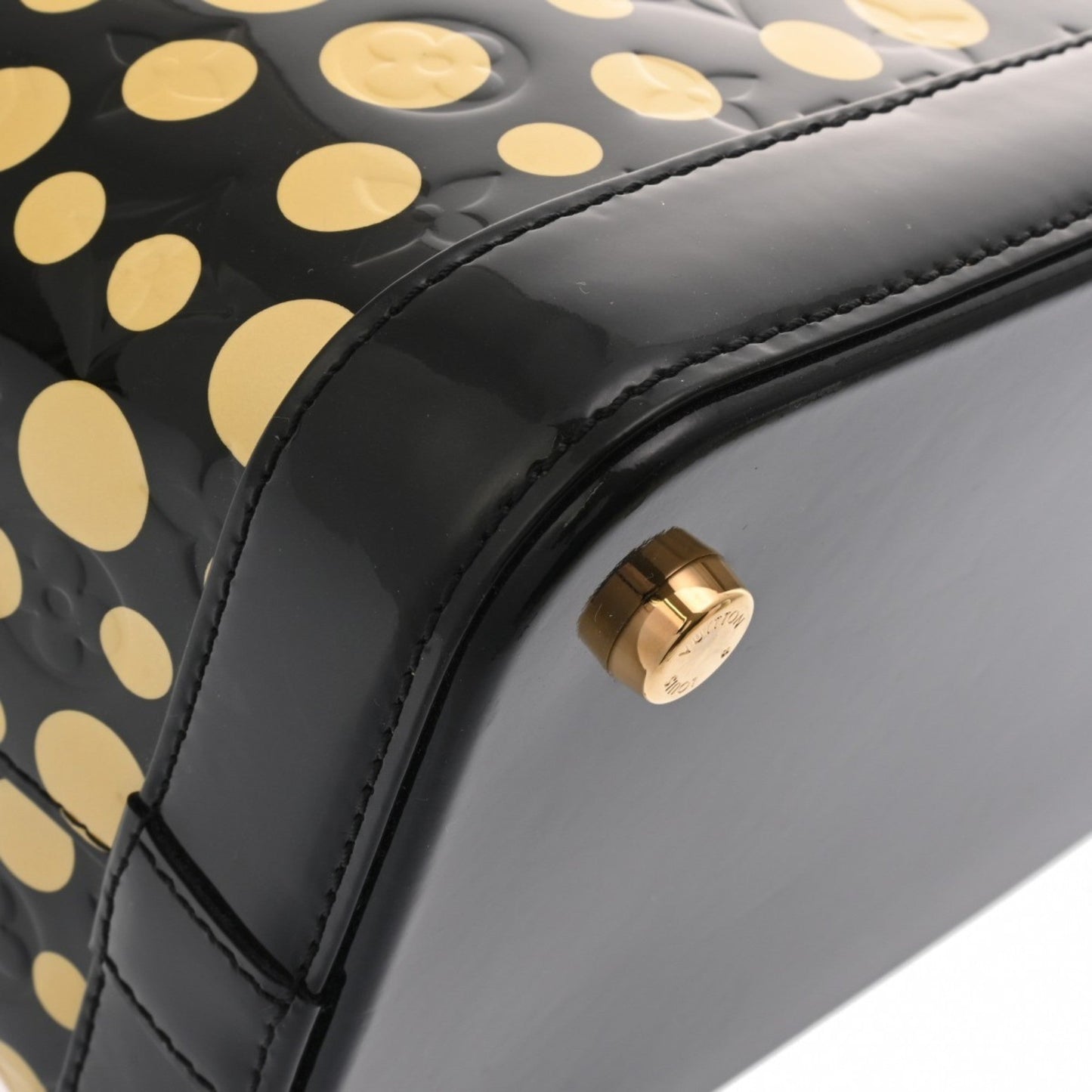 Patent Leather Lockit Handbag with Dust Bag