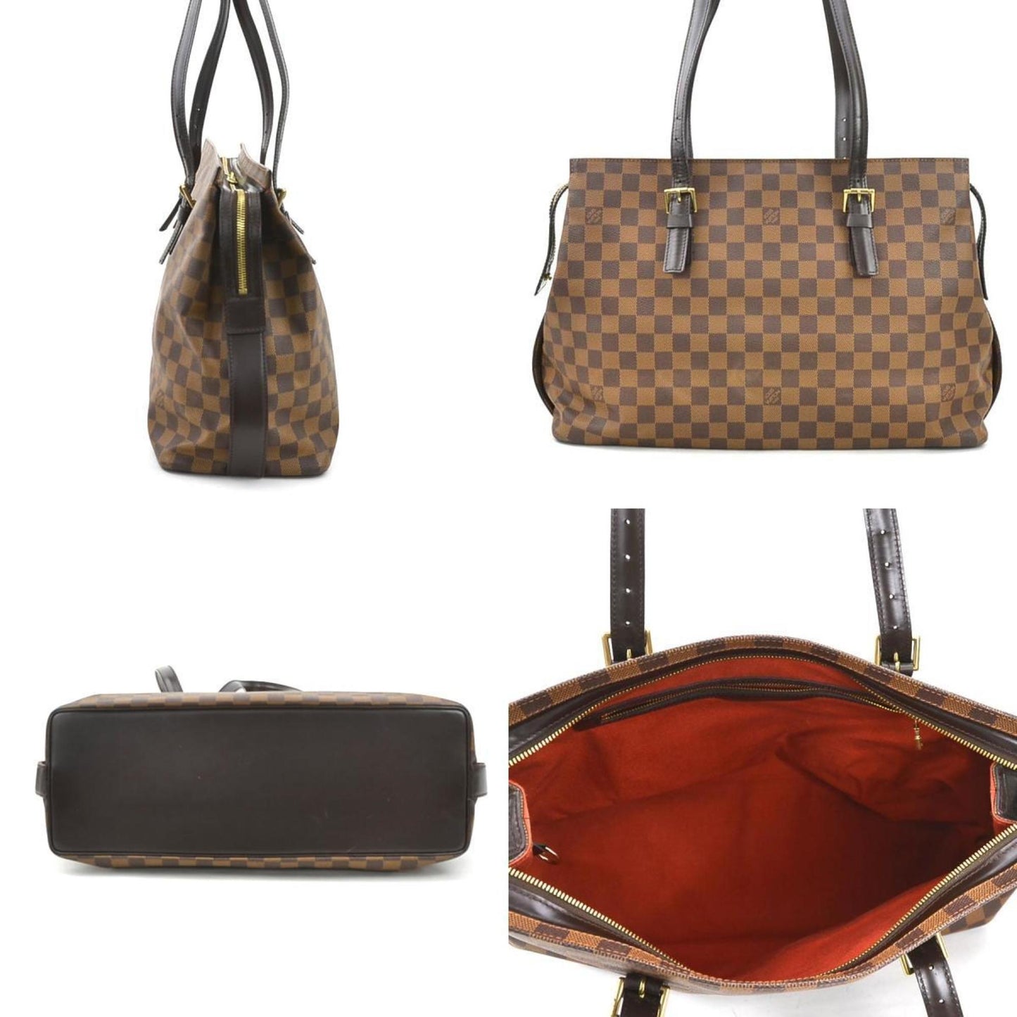 Luxury Canvas Tote Bag with Slight Wear