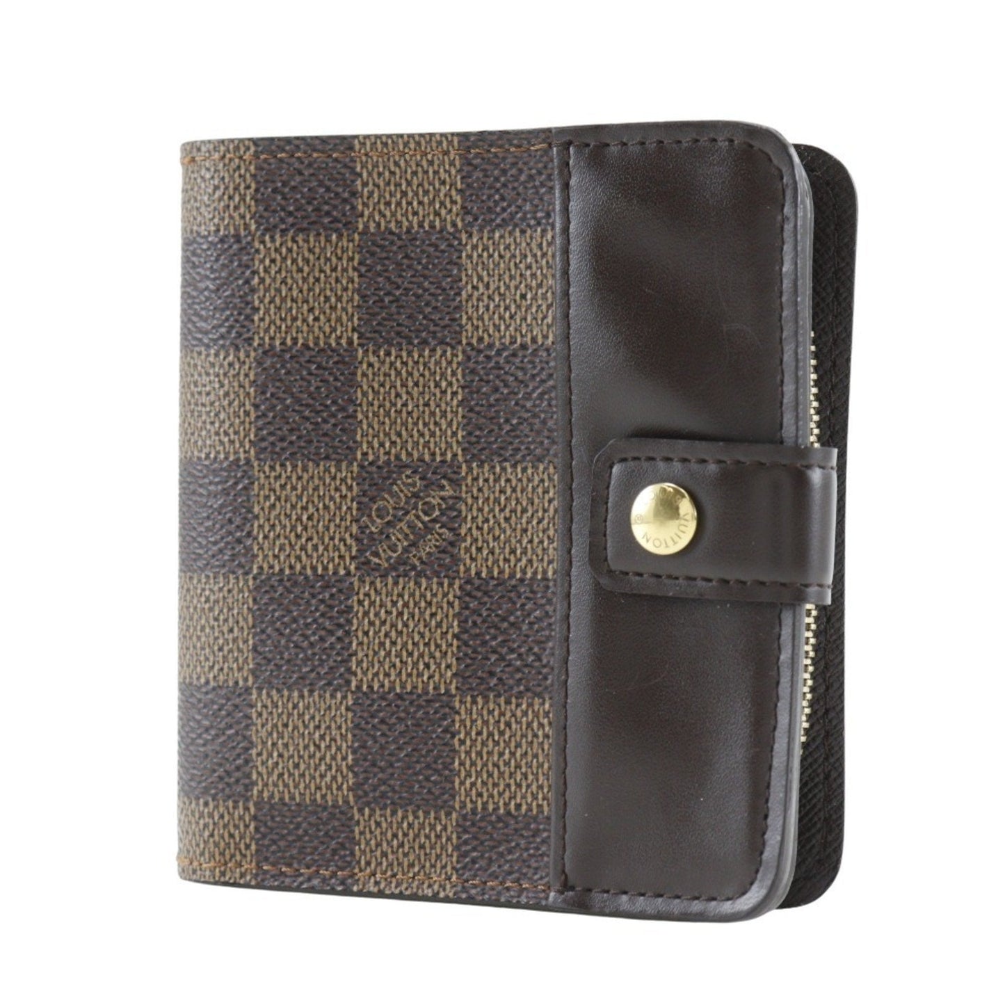 Compact Canvas Zip Wallet with Box