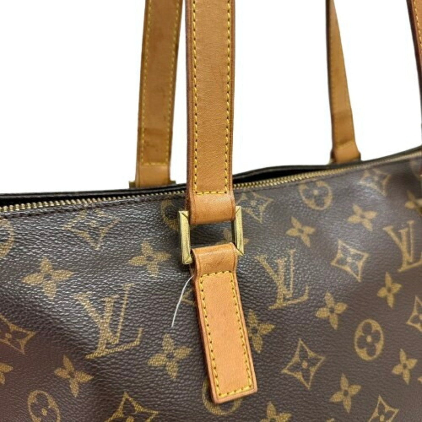 Luxurious Canvas Tote with Minor Wear