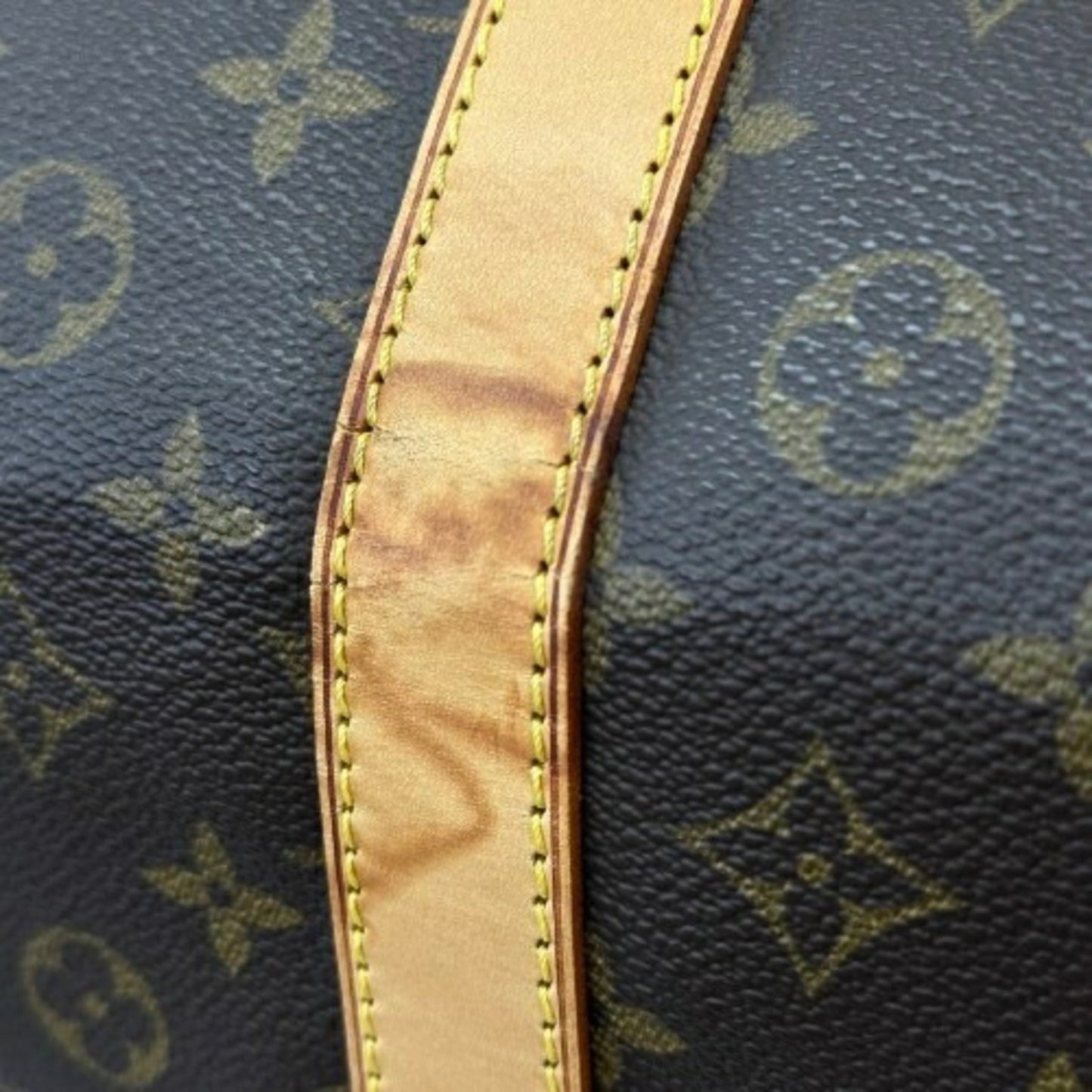Designer Canvas Travel Bag with Sun Damage