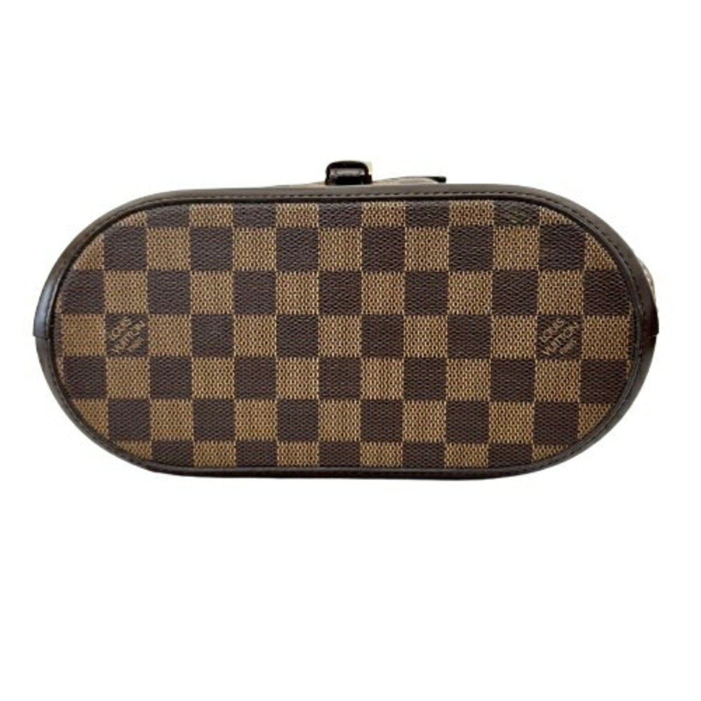 Canvas Handbag with Minor Wear and Stains