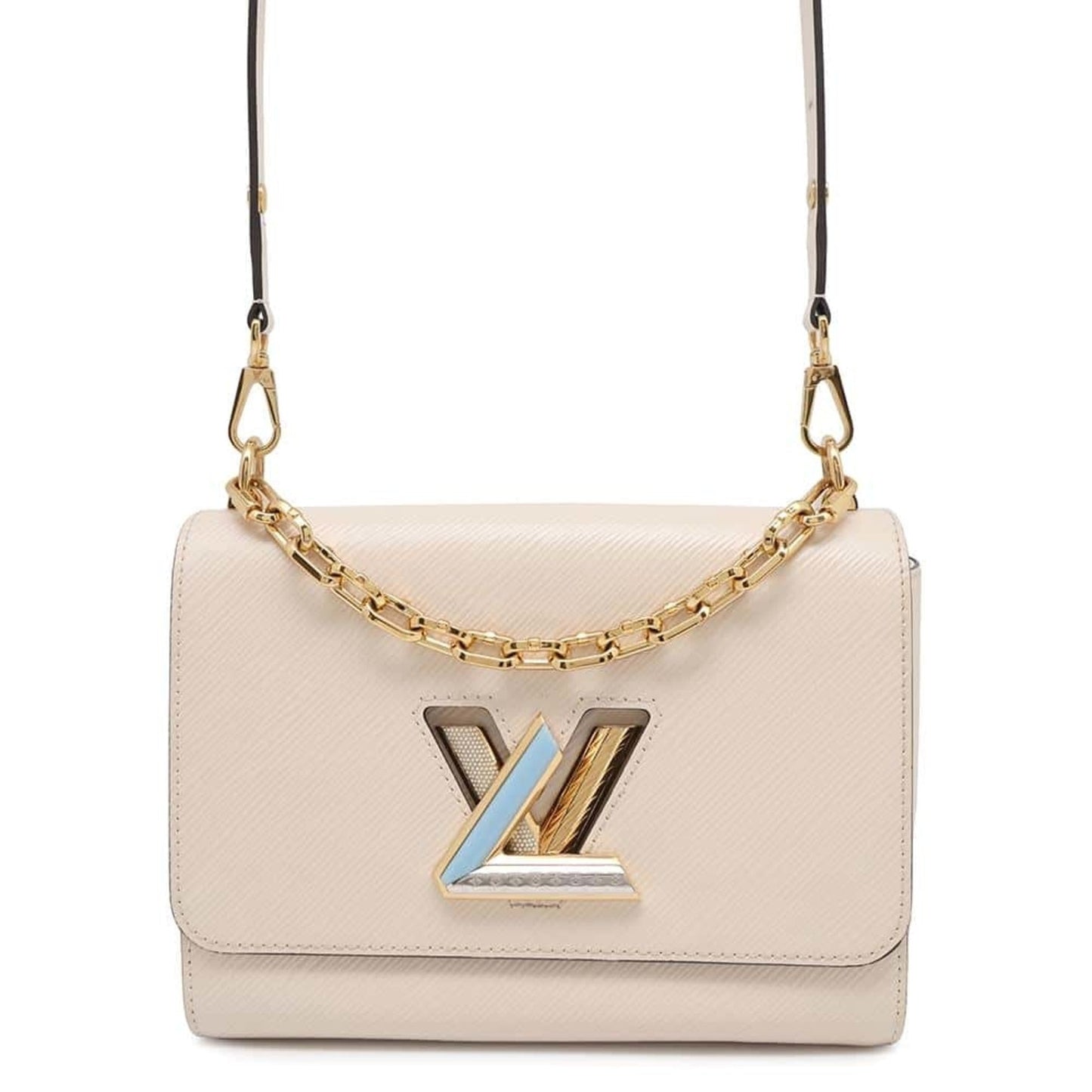 Luxury Leather Shoulder Bag with Dust Bag and Mirror