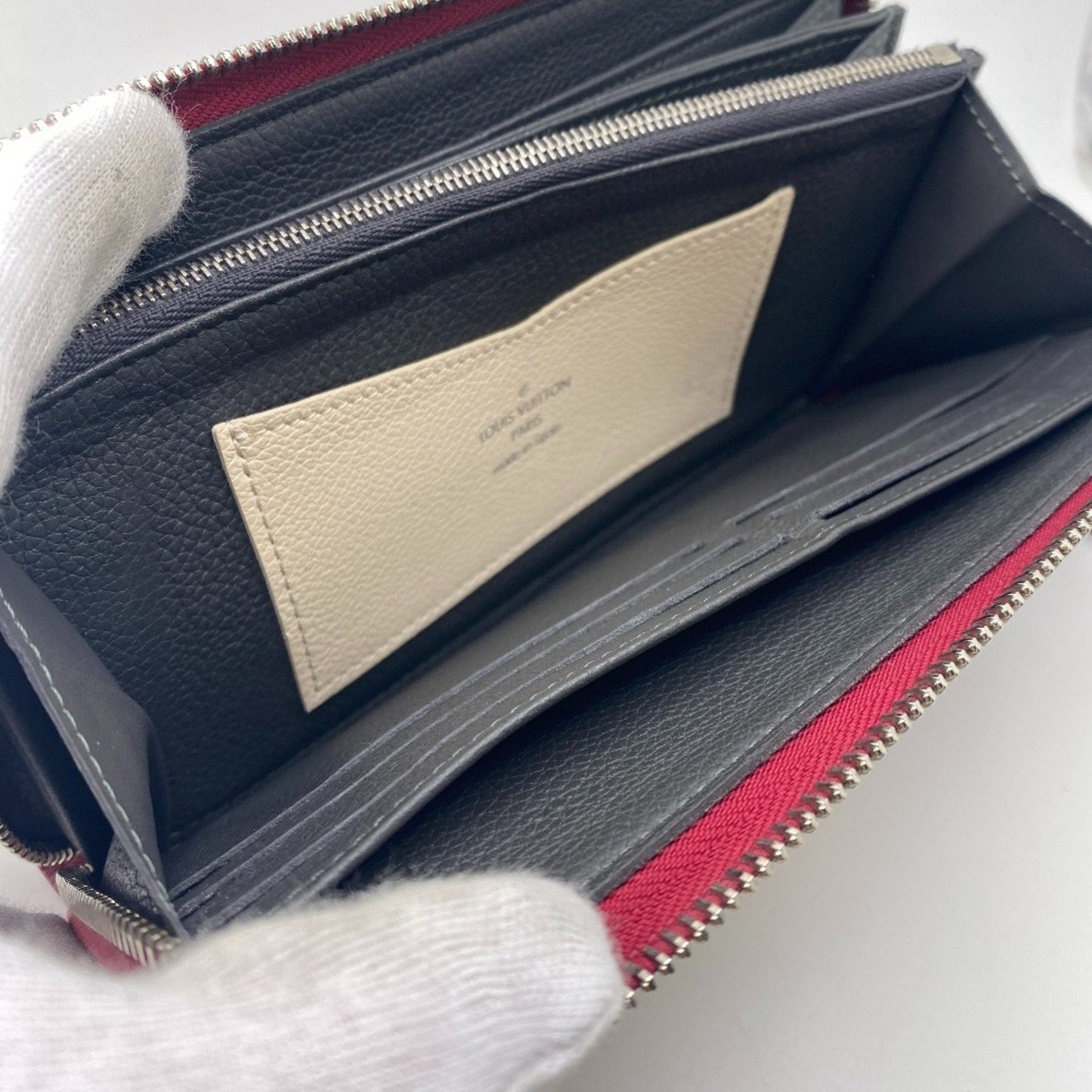 Leather Lockme Bag with Stains and Rubbed Corners