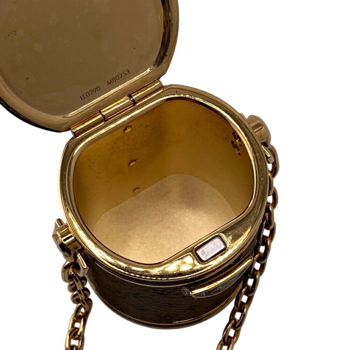Designer Leather Cannes Bag with Slight Wear